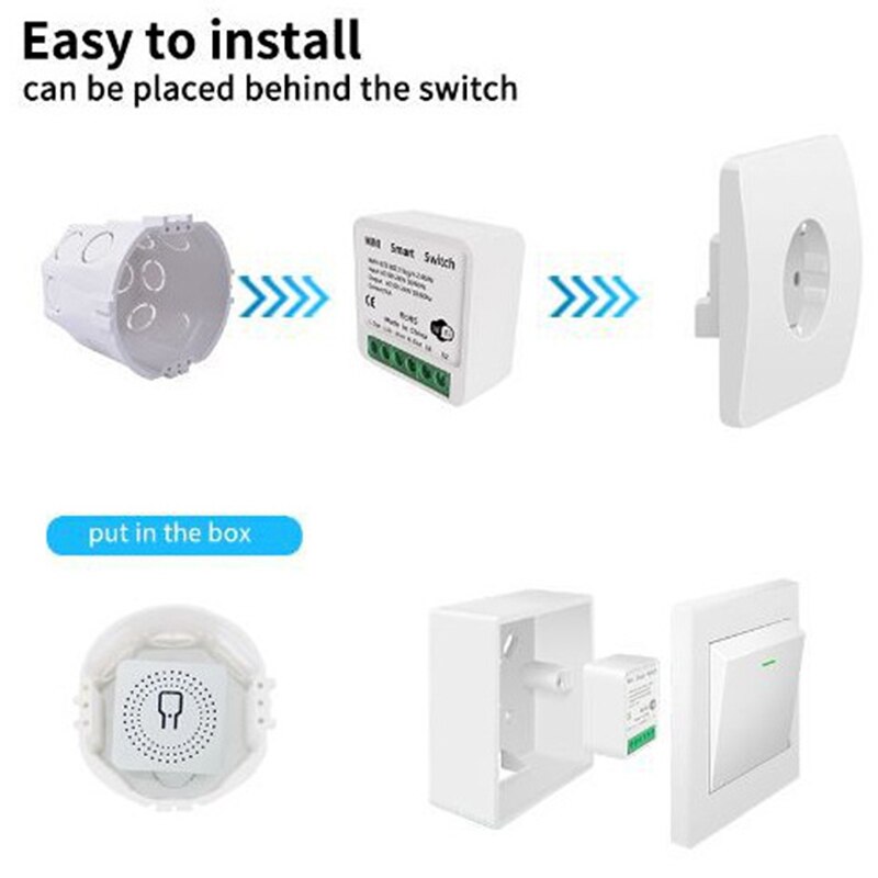 Tuya 16A Mini Wifi Smart Switc - Diy Home Automation Controller review and price