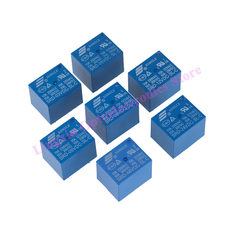100PCS/lot SRD-05VDC-SL-C SRD- - Shelly Relay Module review and price