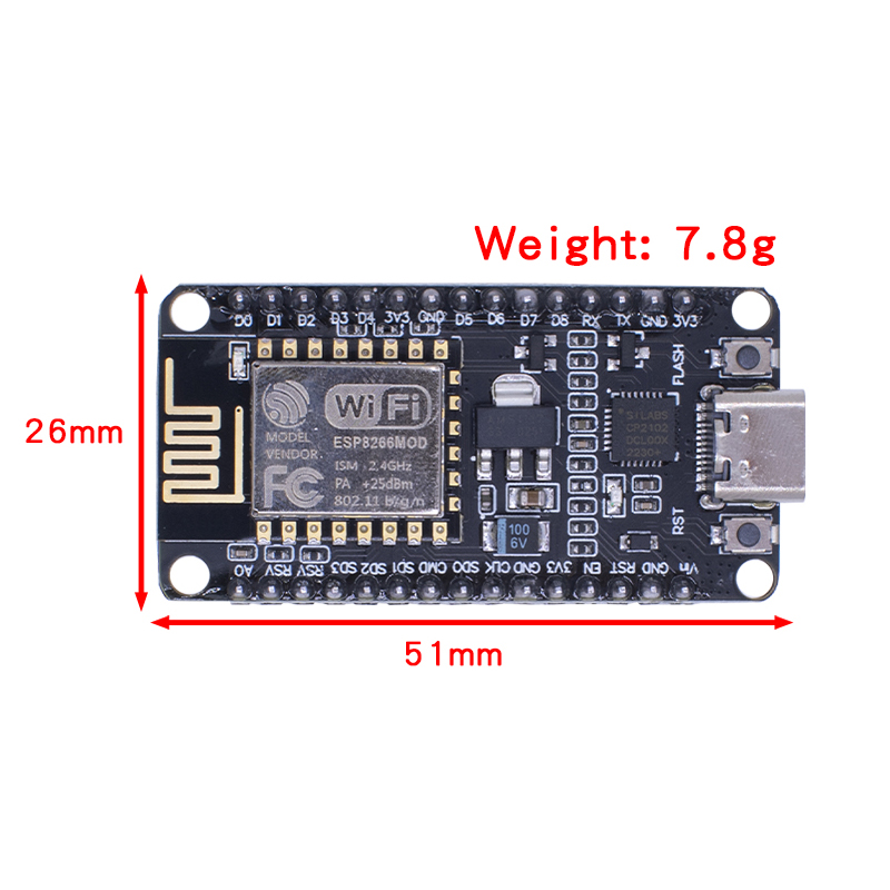 Wireless Module NodeMCU CP2102 - Esp8266 Nodemcu Board review and price