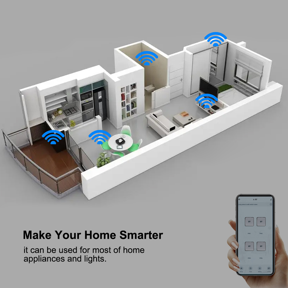 4CH Wifi / Zigbee Smart Relay  - Home Automation Ideas review and price