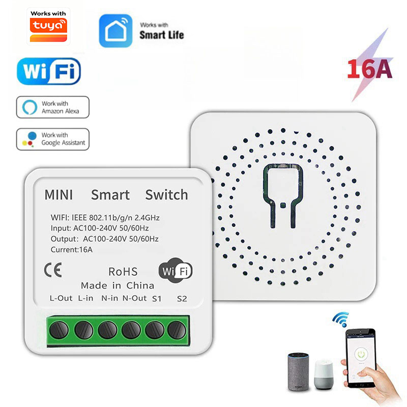 MINI 16A Wifi Switch DIY 1-way - Diy Home Automation Controller review and price