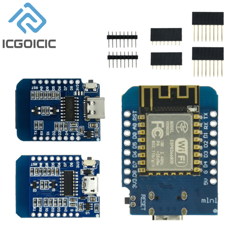 D1 Mini-Mini NodeMcu 4M Bytes  - Esp8266 Nodemcu Board review and price