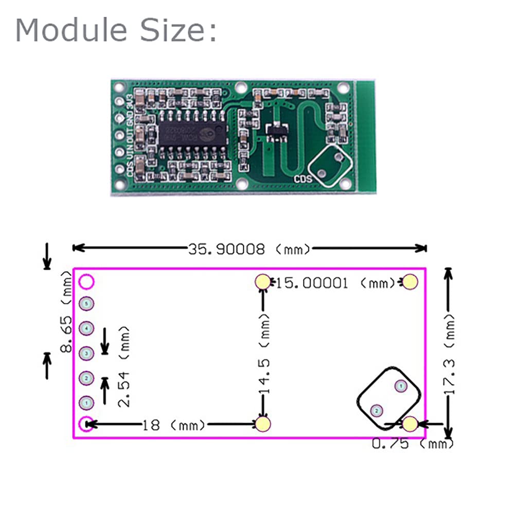 5PCS RCWL-0516 Motion Detectio - Esp8266 Nodemcu Board review and price